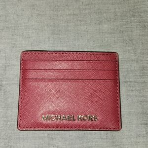 Michael Kors Maroon Slim wallet